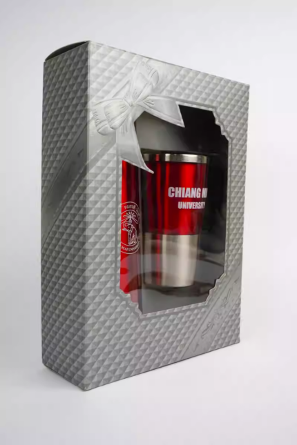 Chiang Mai University Souvenir gift box set thermos cup